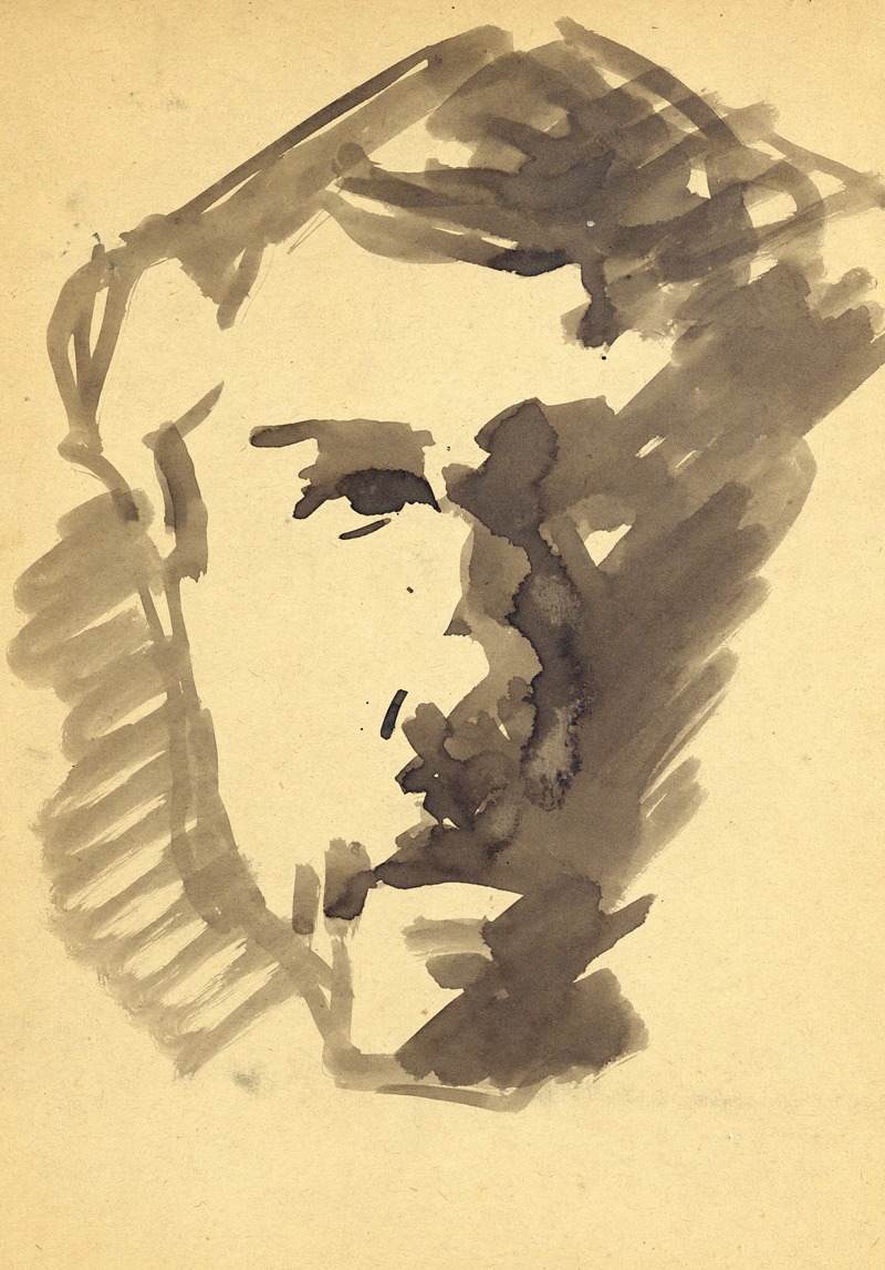 Figuur in inkt by Альберт Дэененс — digital art print download