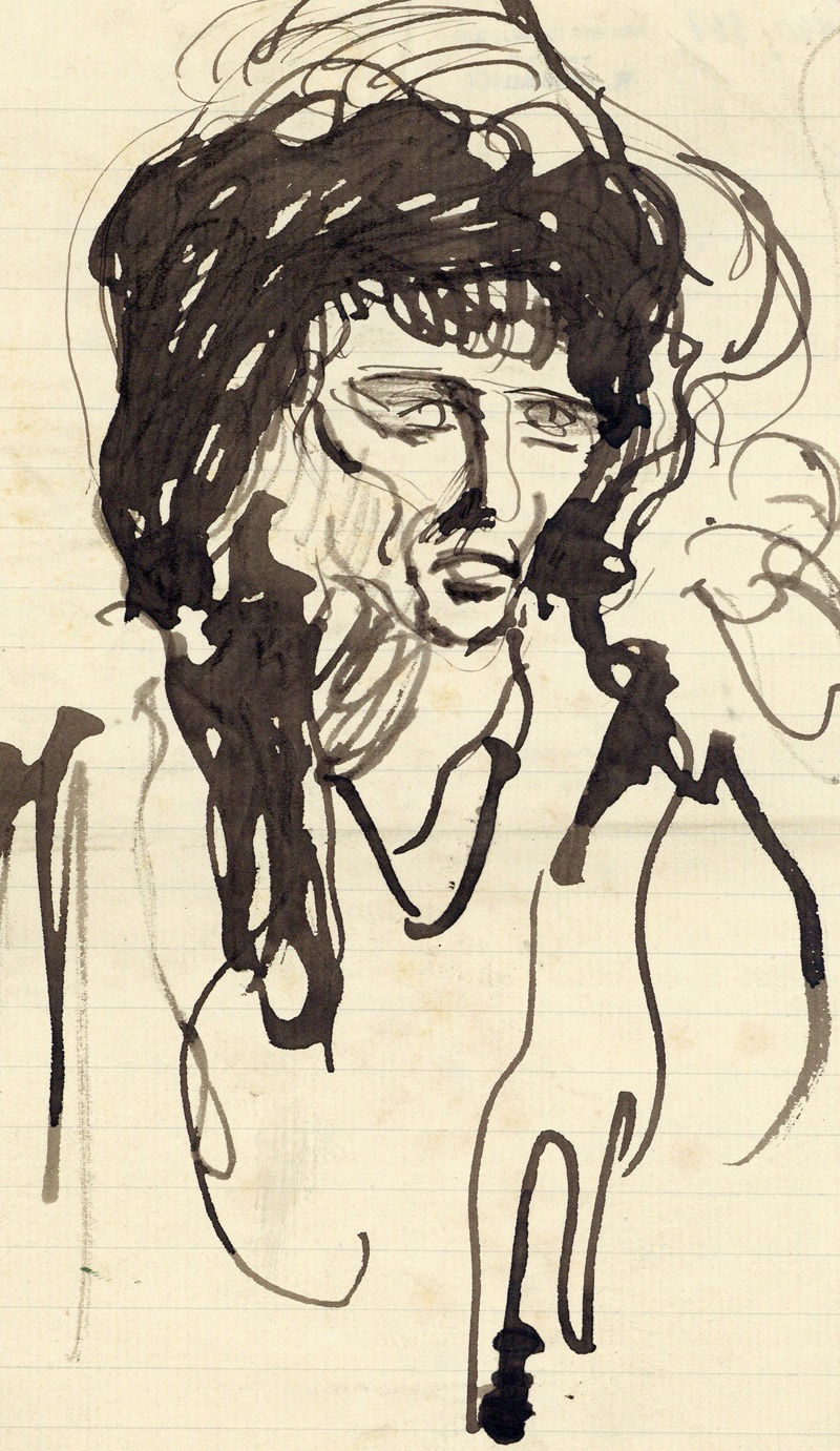 Figuur in inkt by Альберт Дэененс — digital art print download