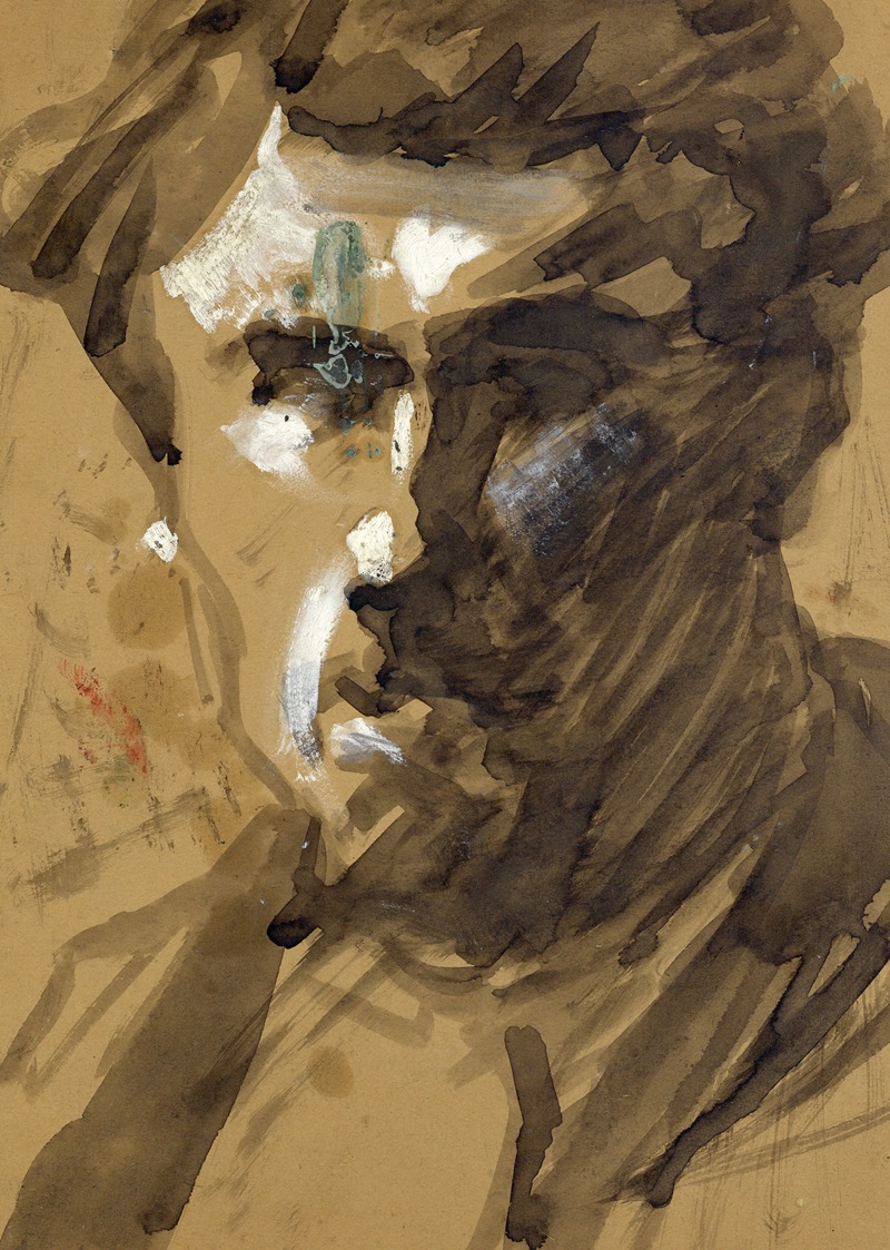 Figuur in inkt by Альберт Дэененс — digital art print download