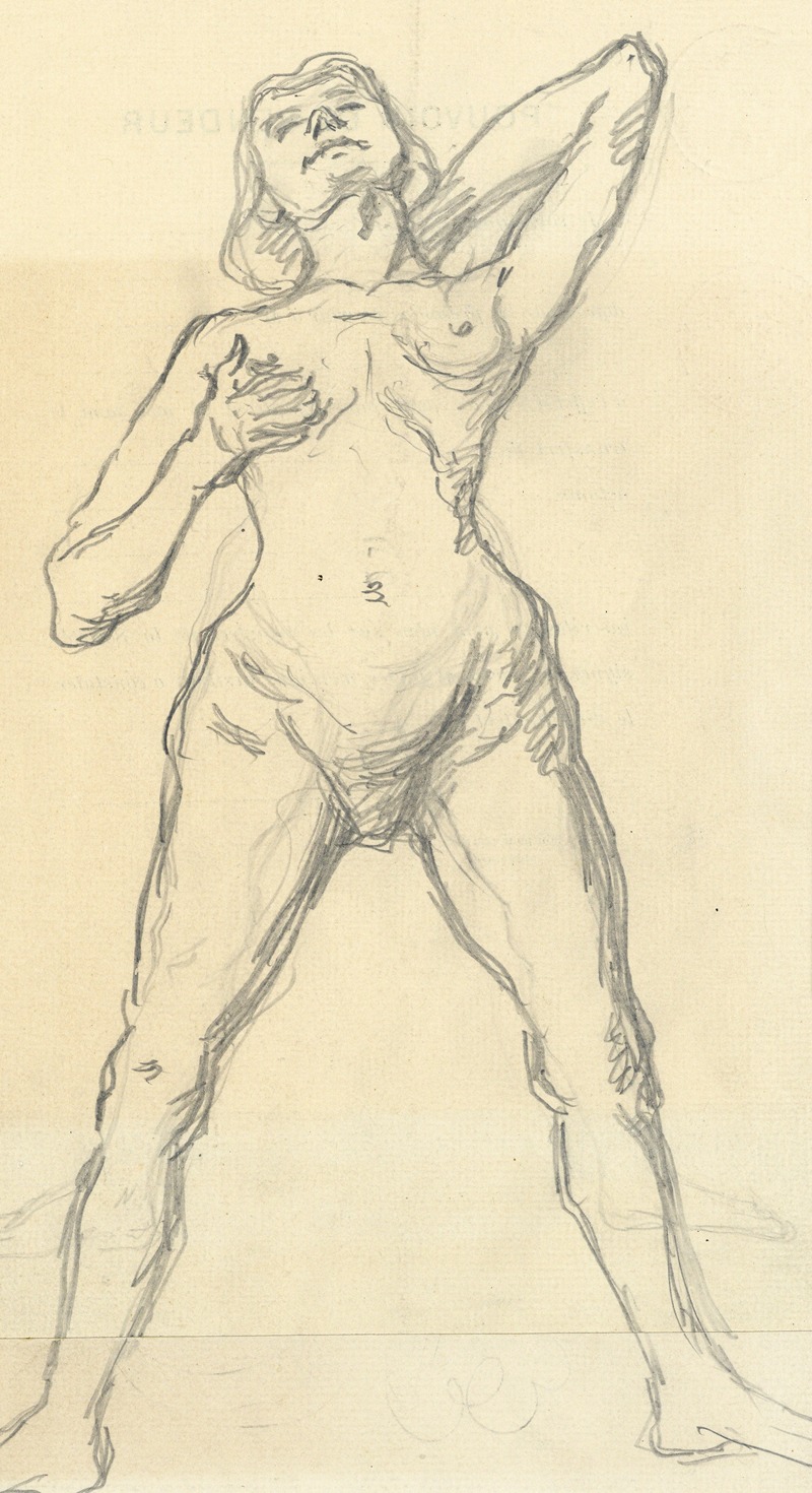 Liggende figuur by Альберт Дэененс — digital art print download