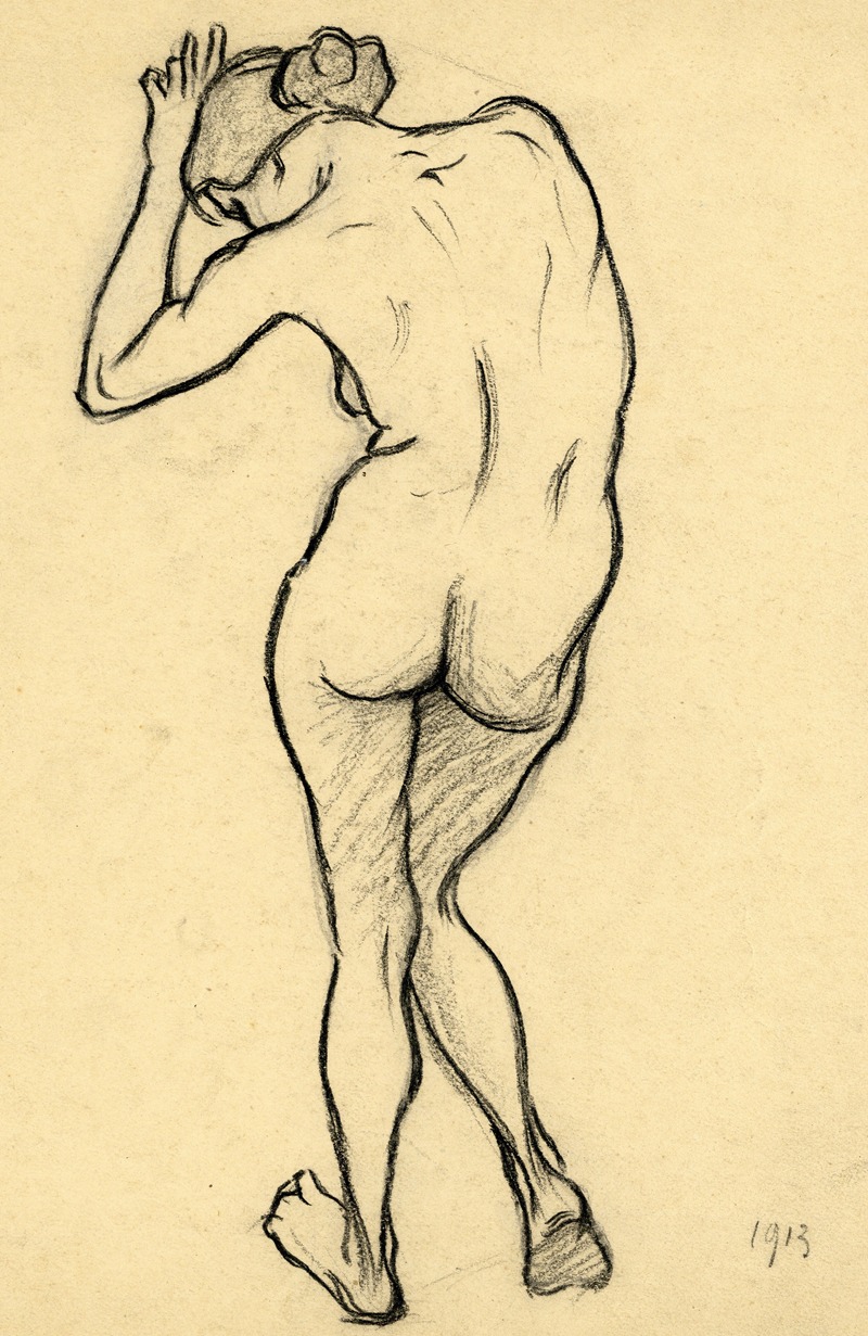 Staande figuur by Альберт Дэененс — digital art print download