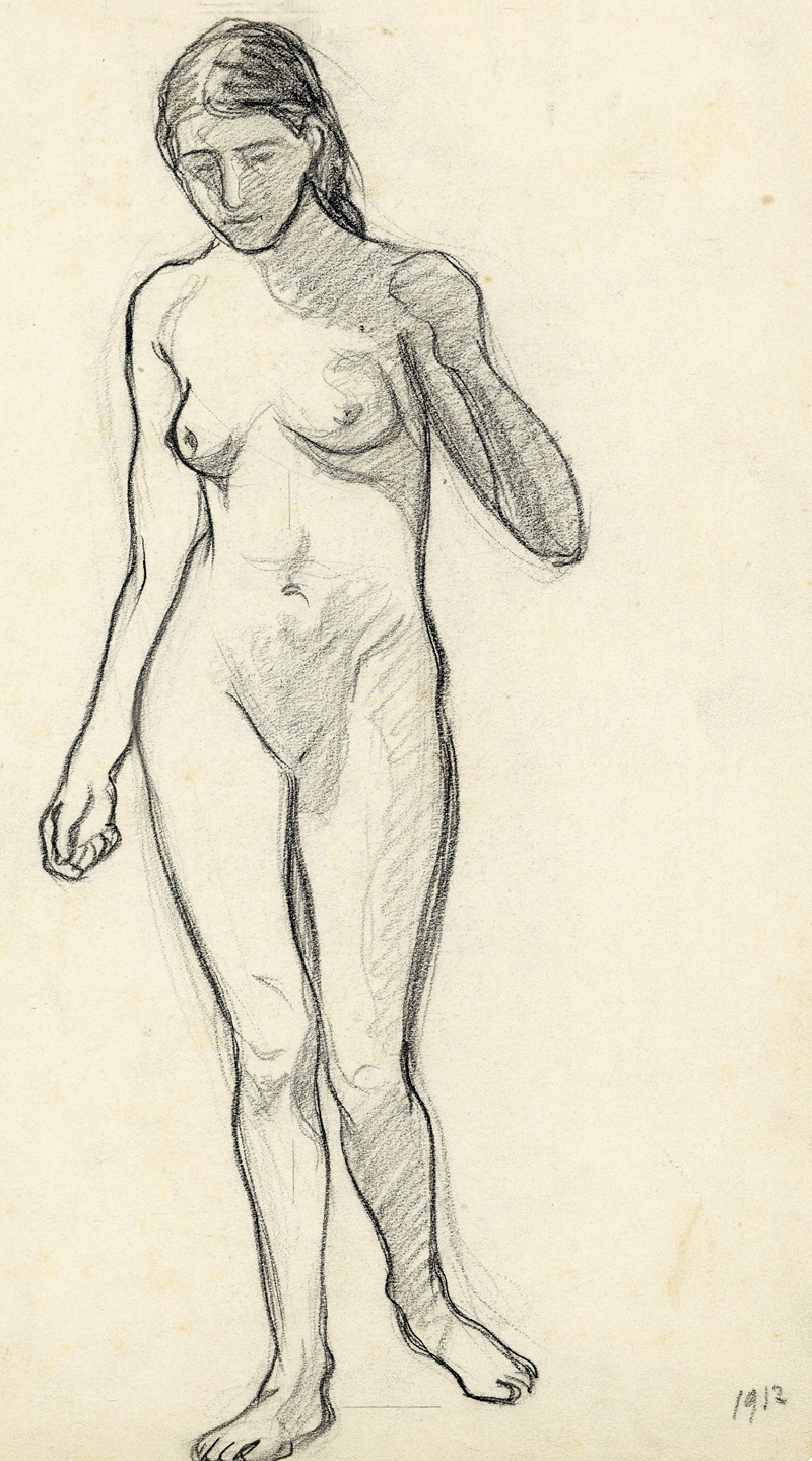Staande figuur by Albert Daenens, 1912 — digital art print download