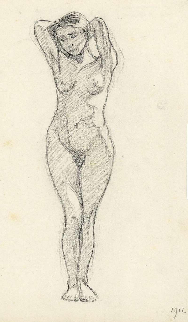 Staande figuur by Альберт Дэененс, 1912 — digital art print download