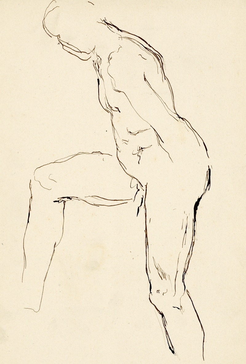 Staande figuur by Альберт Дэененс — digital art print download