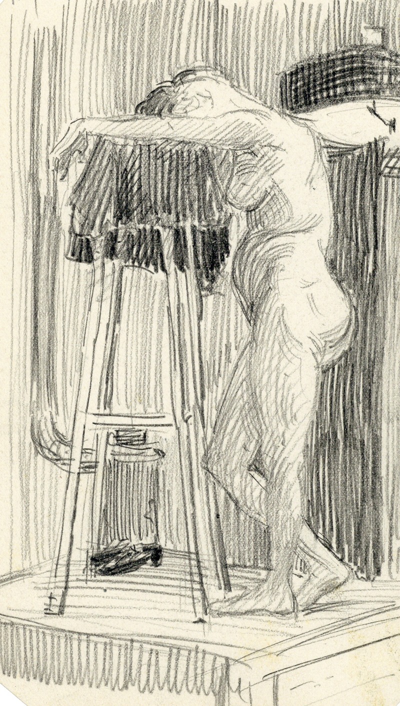 Staande figuur by Albert Daenens — digital art print download