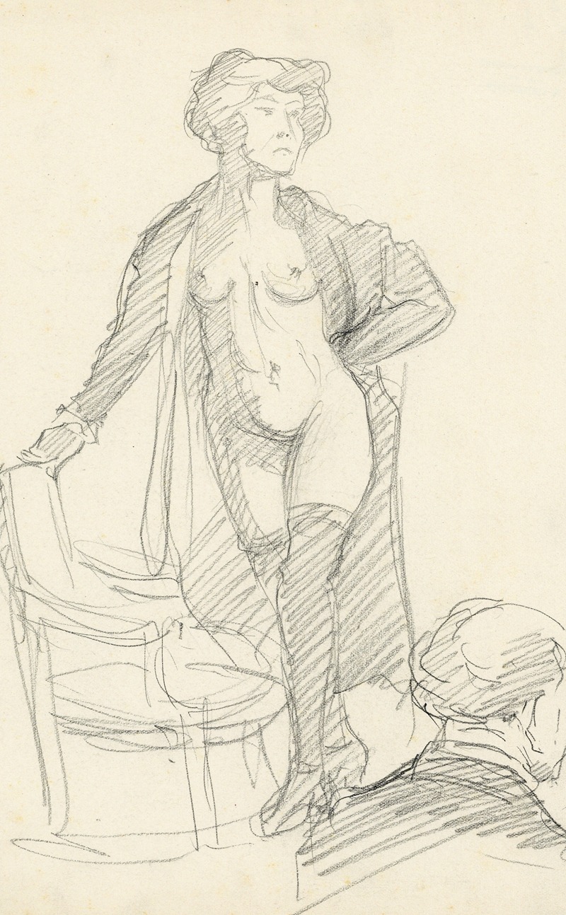 Staande figuur by Albert Daenens — digital art print download