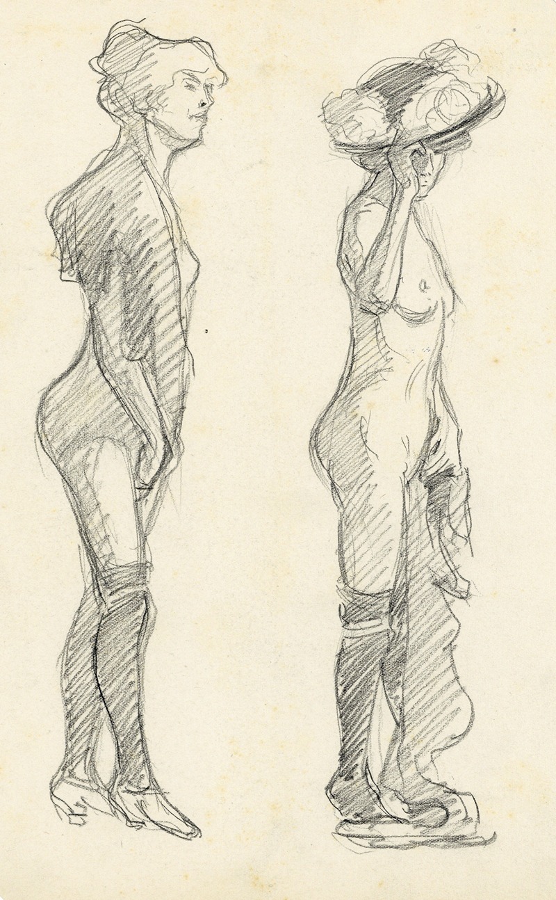 Staande figuur by Albert Daenens — digital art print download
