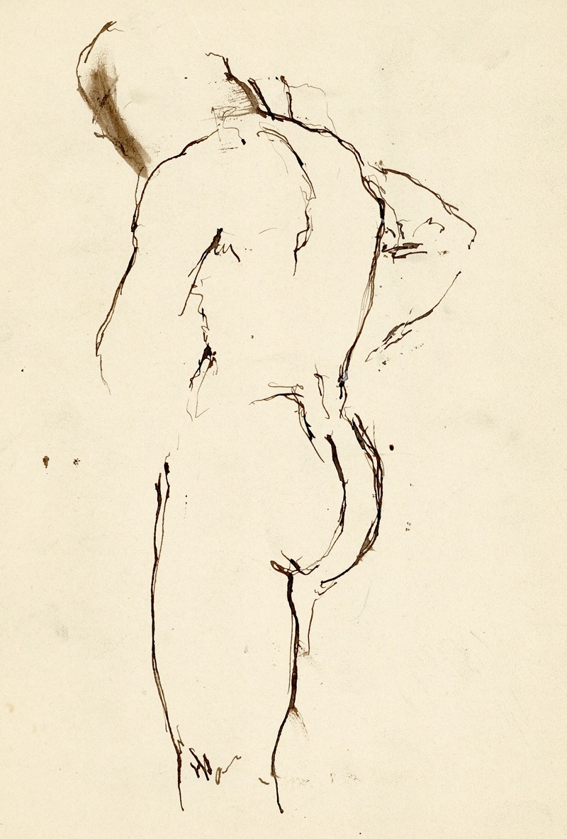Staande figuur by Albert Daenens — digital art print download