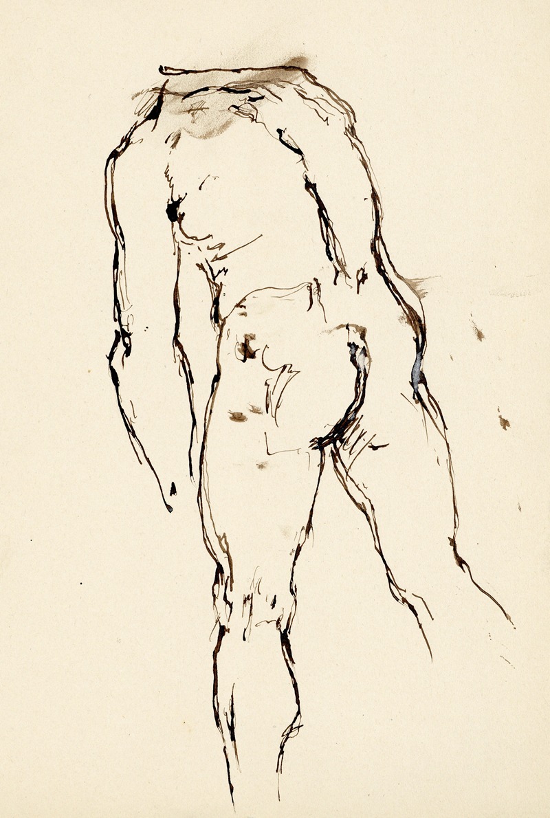 Staande figuur by Albert Daenens — digital art print download