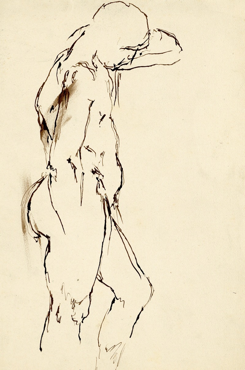 Staande figuur by Albert Daenens — digital art print download