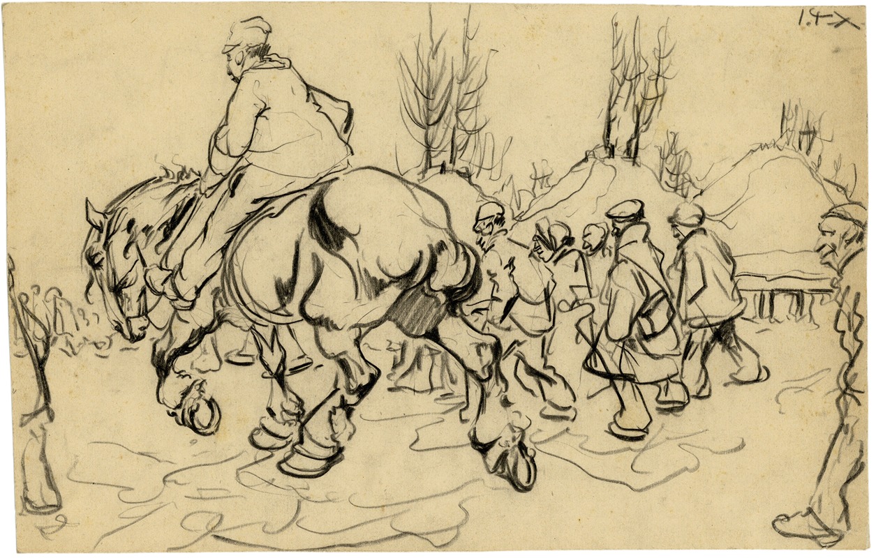 De Beêweg (Beêvaert van Hakendover) by Alfred Ost, 1910 — digital art print download