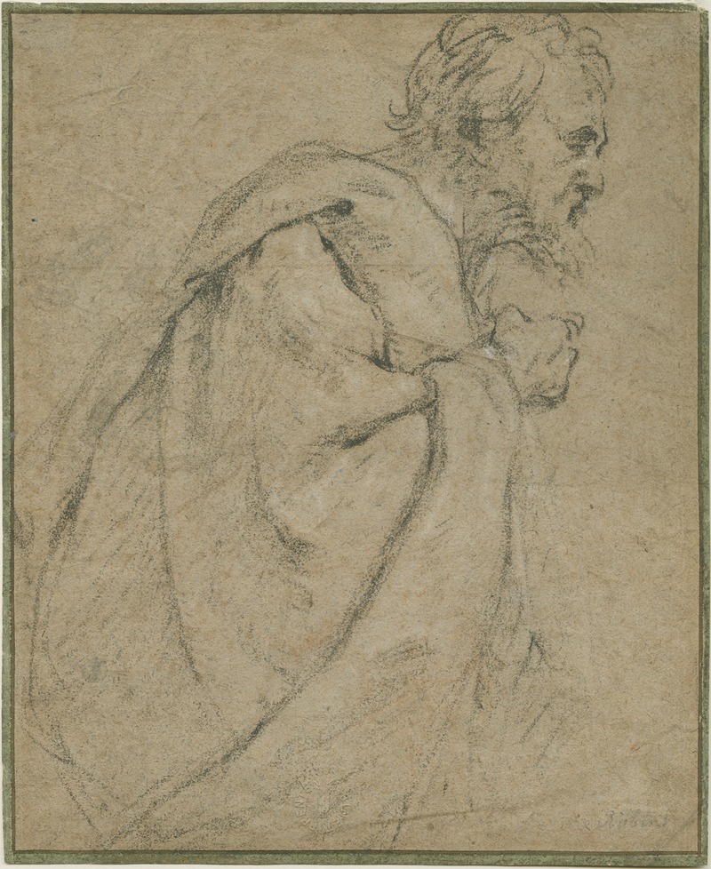 Study of an apostle by Антоний ван Дейк, 1609-1641 — digital art print download