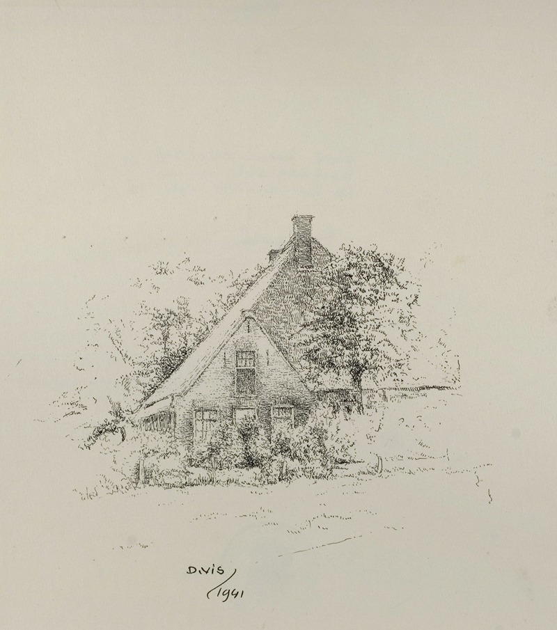 Baakmeerdijk te Bergen; oude boerderij — Дирк Вис