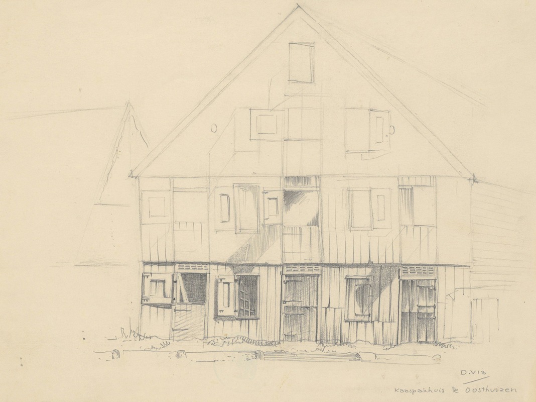 Kaaspakhuis by Дирк Вис — digital art print download