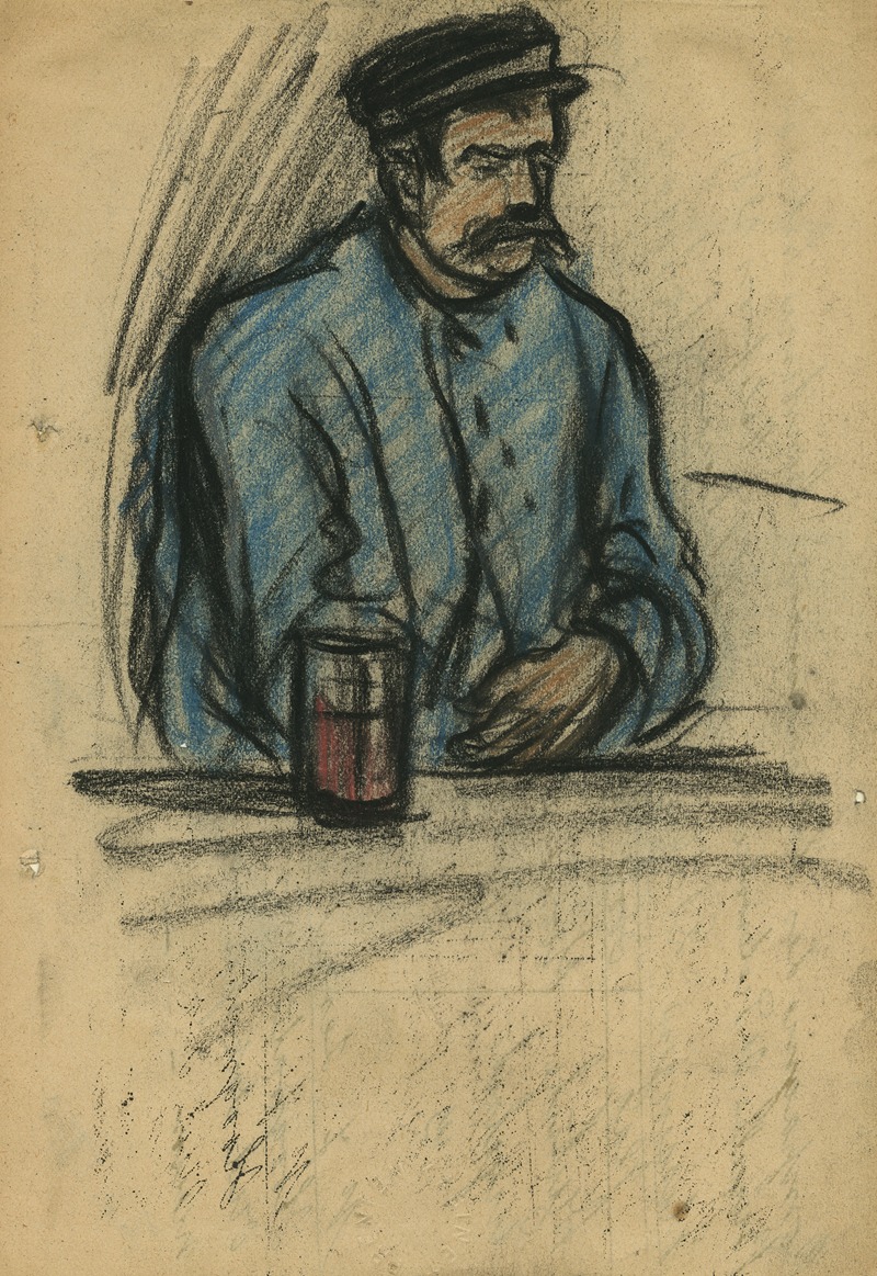 Bij pot en pint by Eugeen Van Mieghem, 1904 — digital art print download