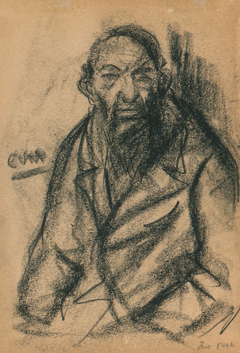 Portret van een oude man met baard. — Eugeen Van Mieghem