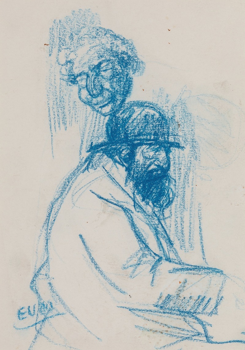 Study of migrants by Eugene van Mieghem — digital art print download