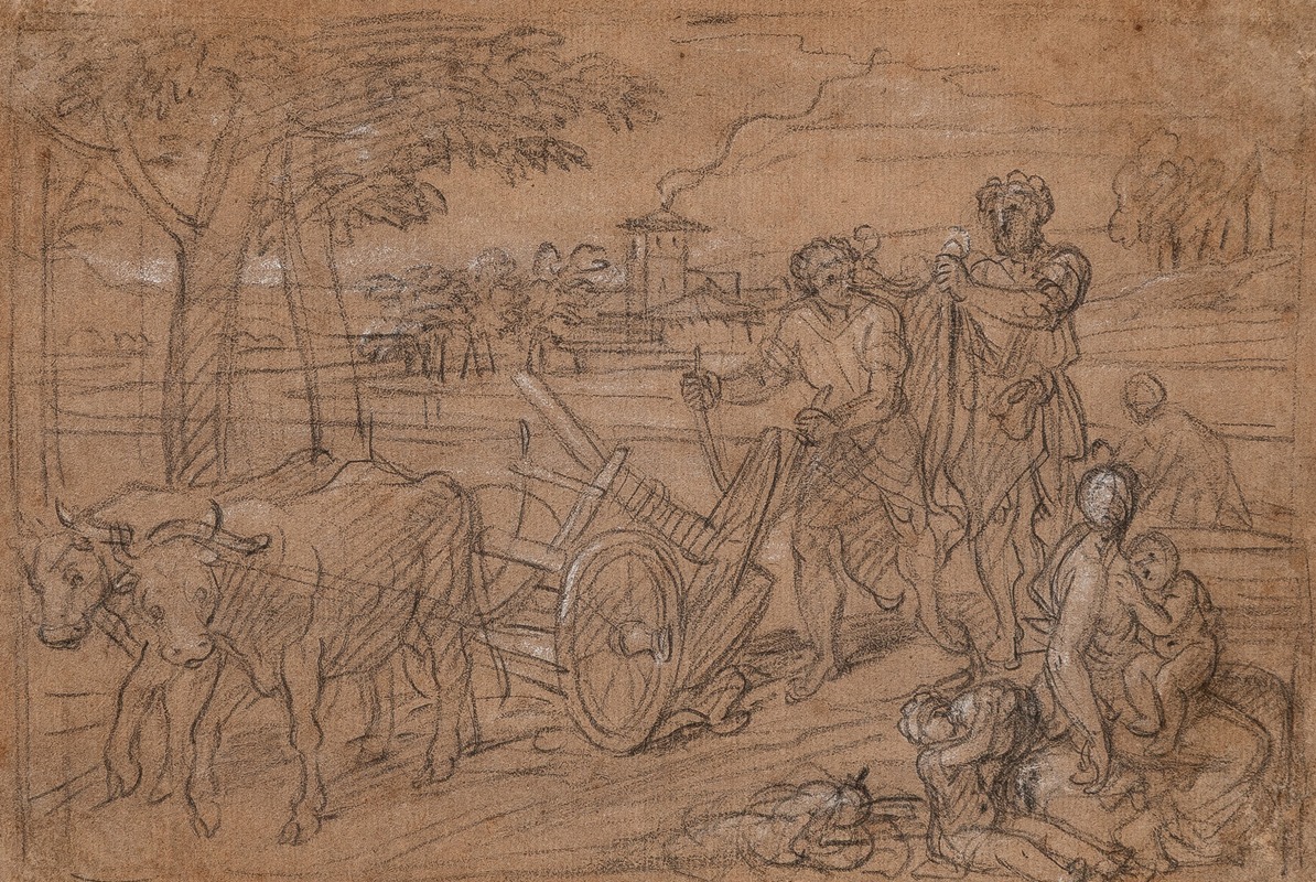 Cincinnatus at the plow by François Verdier — digital art print download