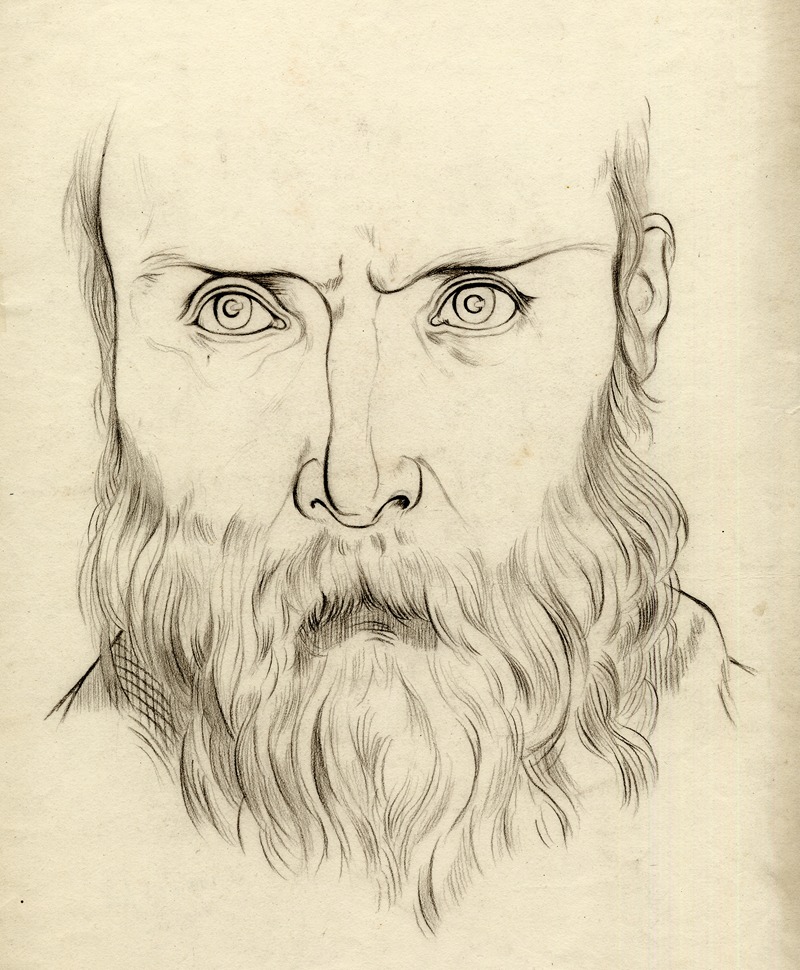 Portret van een man met een baard — Gérard Portielje