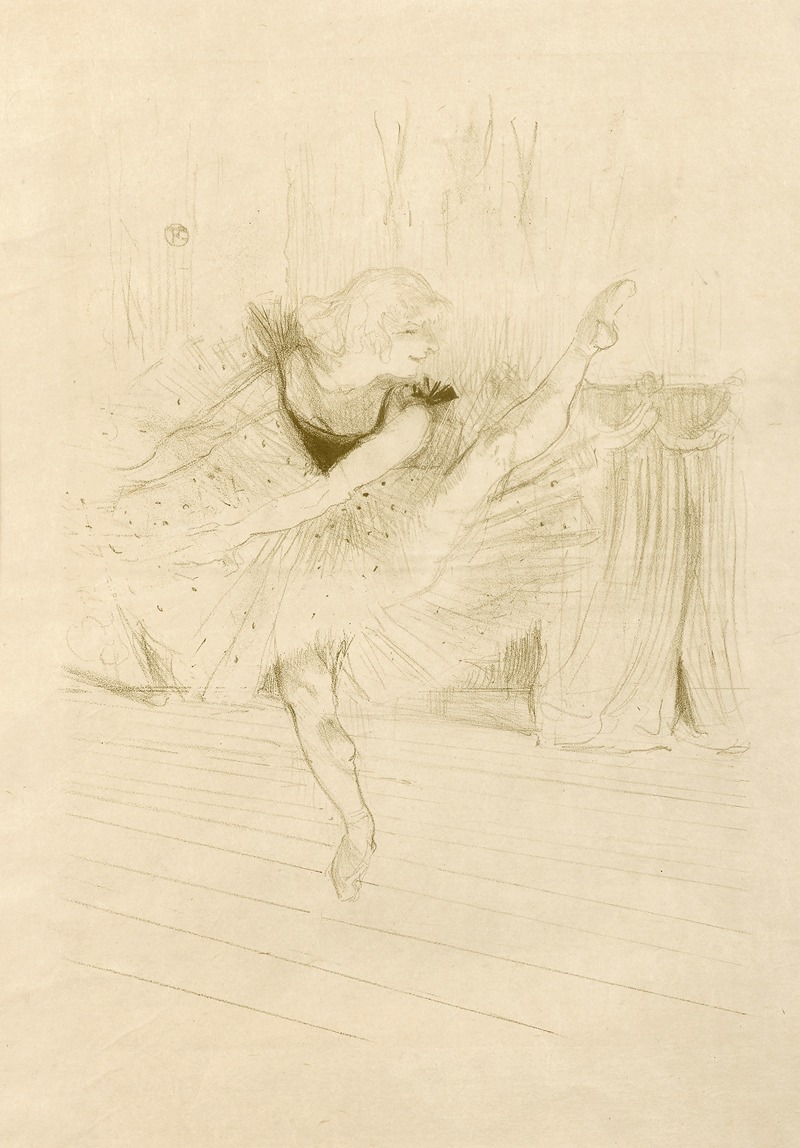 Miss Ida Heath, danseuse anglaise by Анри де Тулуз-Лотрек, 1894 — digital art print download