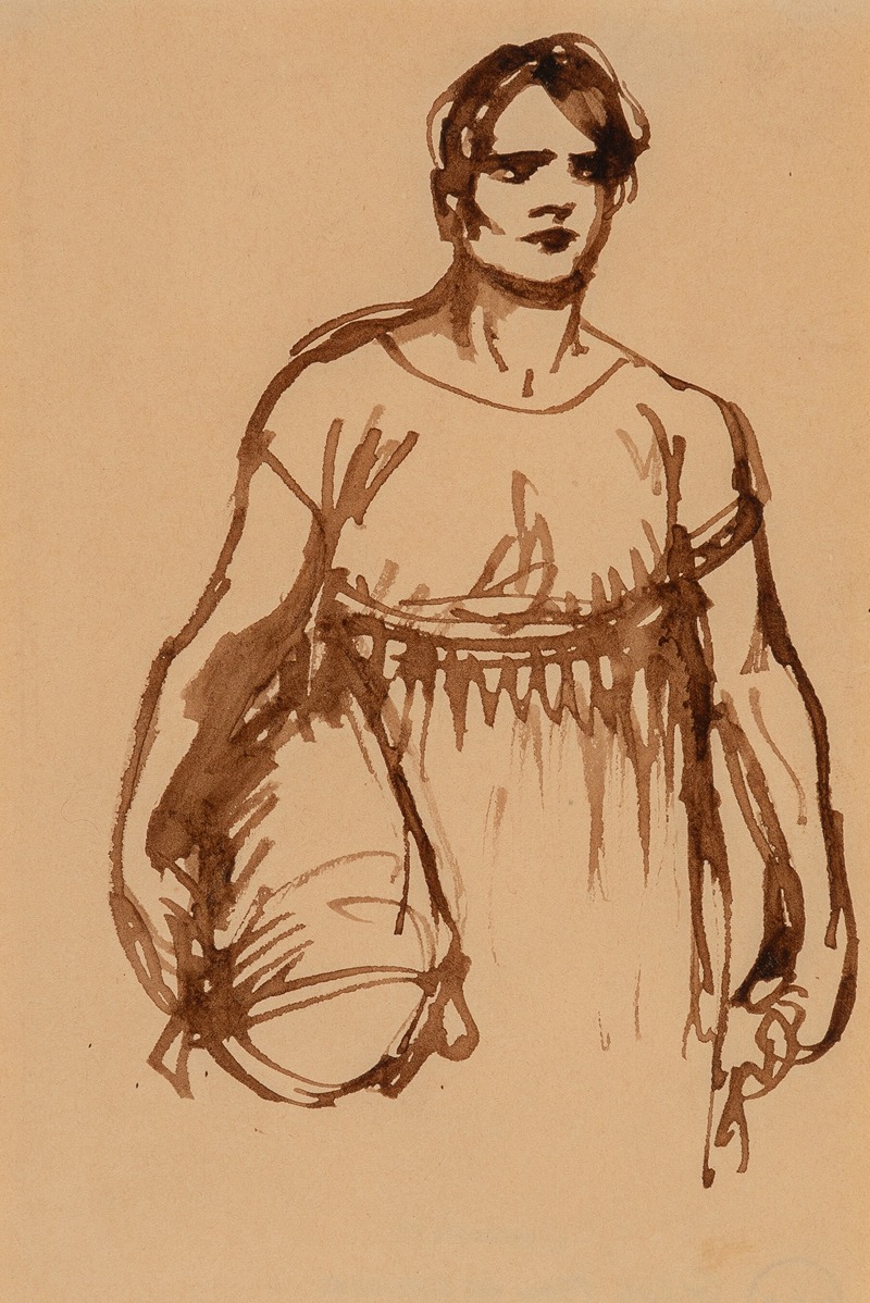 Study of a woman — Théophile Alexandre Steinlen