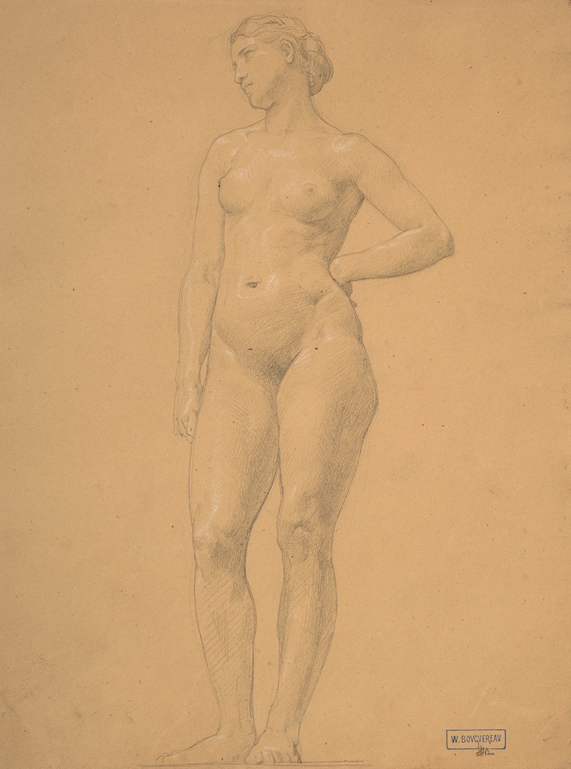 Study of female nude — Уильям Бугеро