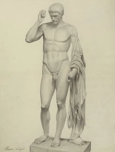 Marcellus as Hermes Logios by Adolphe Hano, 1871 — digital art print download
