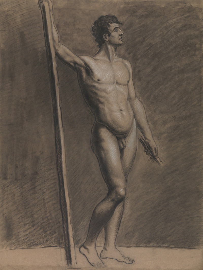 Standing male nude by Альбер Вуитюрон — digital art print download