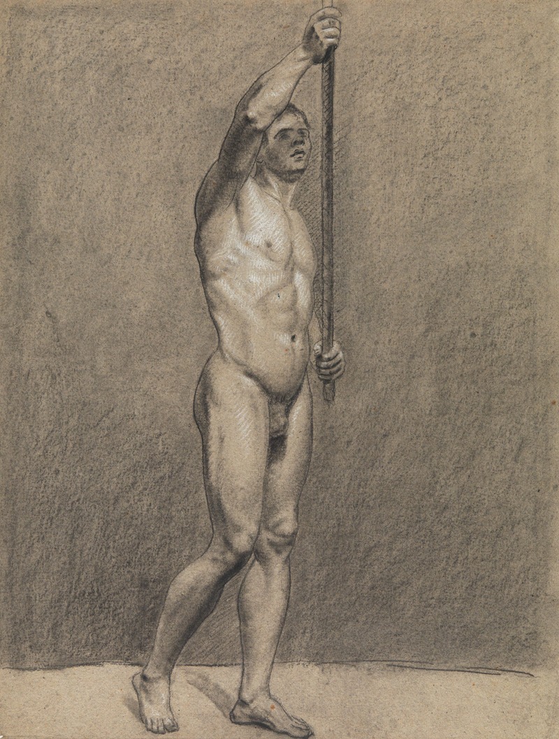 Standing male nude by Альбер Вуитюрон — digital art print download