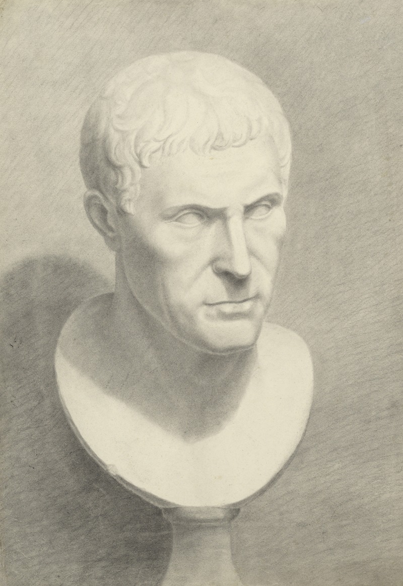 Bust of Julius Caesar by Аноним, 1840 -1860 — digital art print download