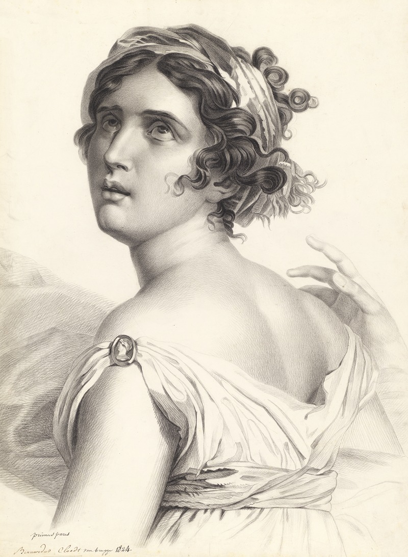 Half-figure of Corinne — Bernard Cloet