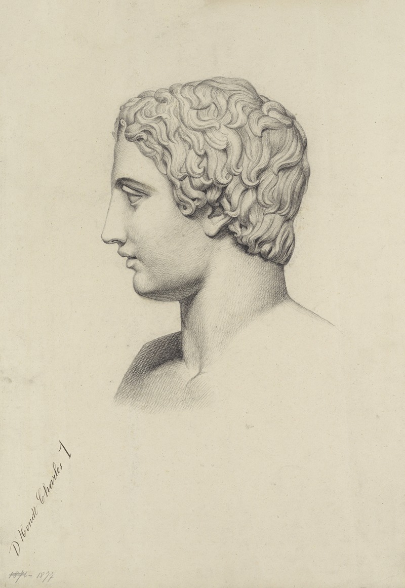 Bust of a faun — Charles D'Hondt
