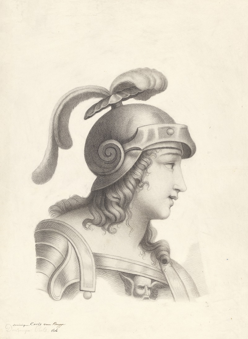 Bust of Alcibiades by Dominique Cools, 1806 — digital art print download
