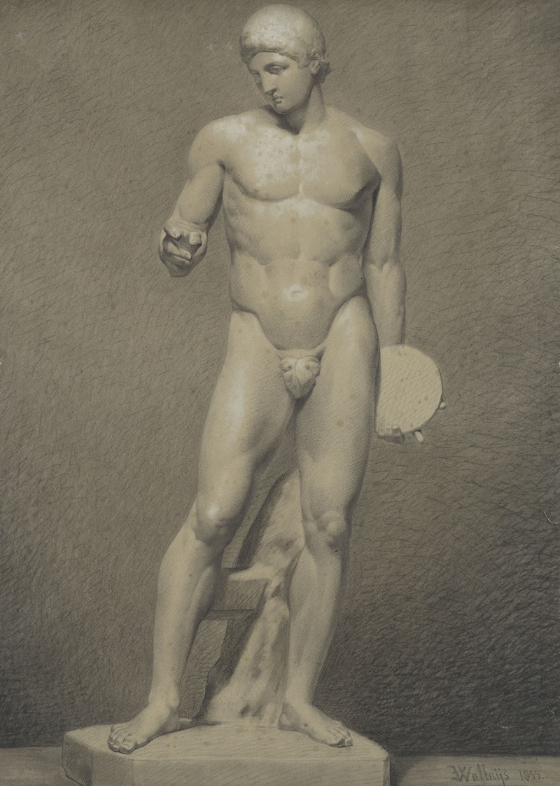 Discophoros by Эдуар Август Валле, 1855 — digital art print download