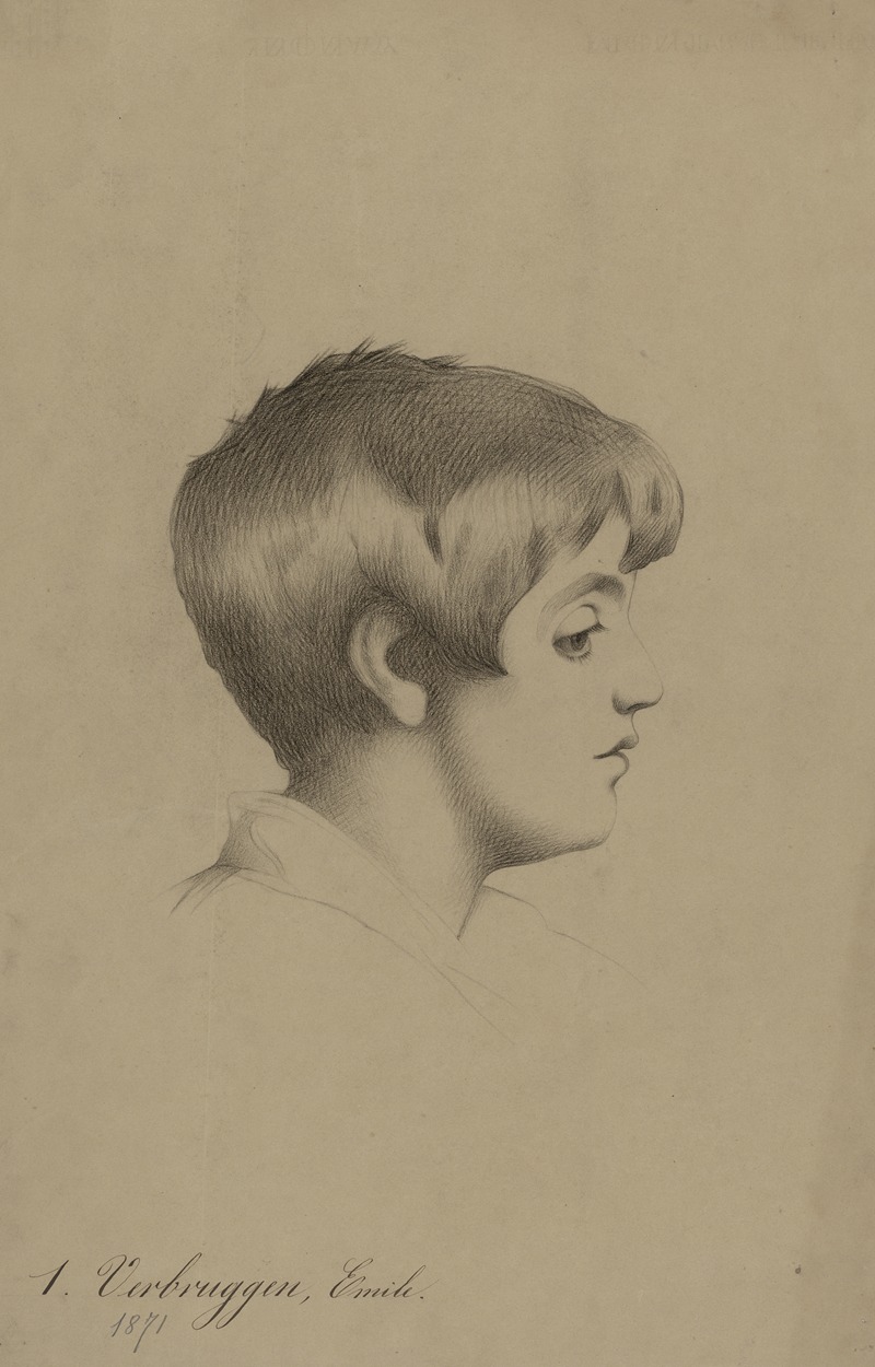 Head of a Roman boy — Emile Verbrugge