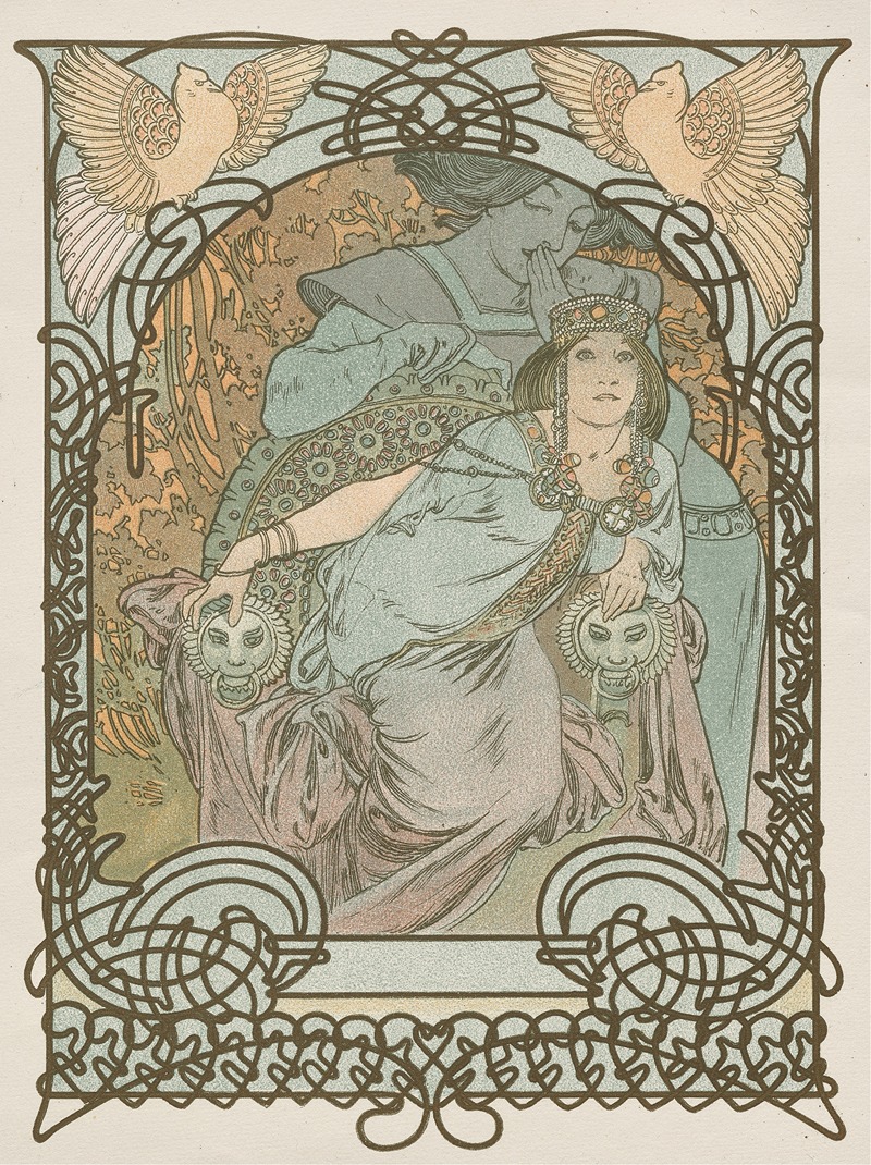 Ilsee, Princesse de Tripoli by Альфонс Муха, 1897 — digital art print download