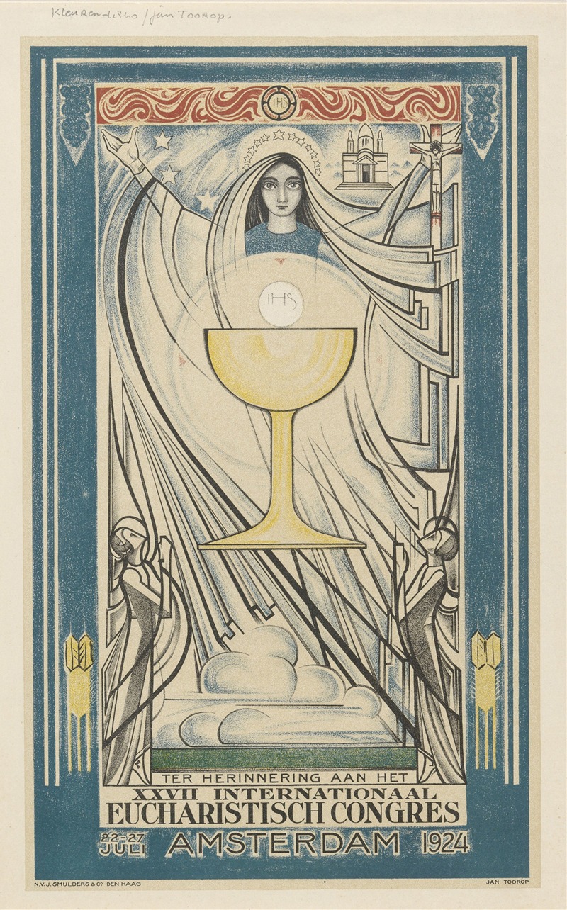 Poster for the International Eucharistic Congress — Ян Тoorоп