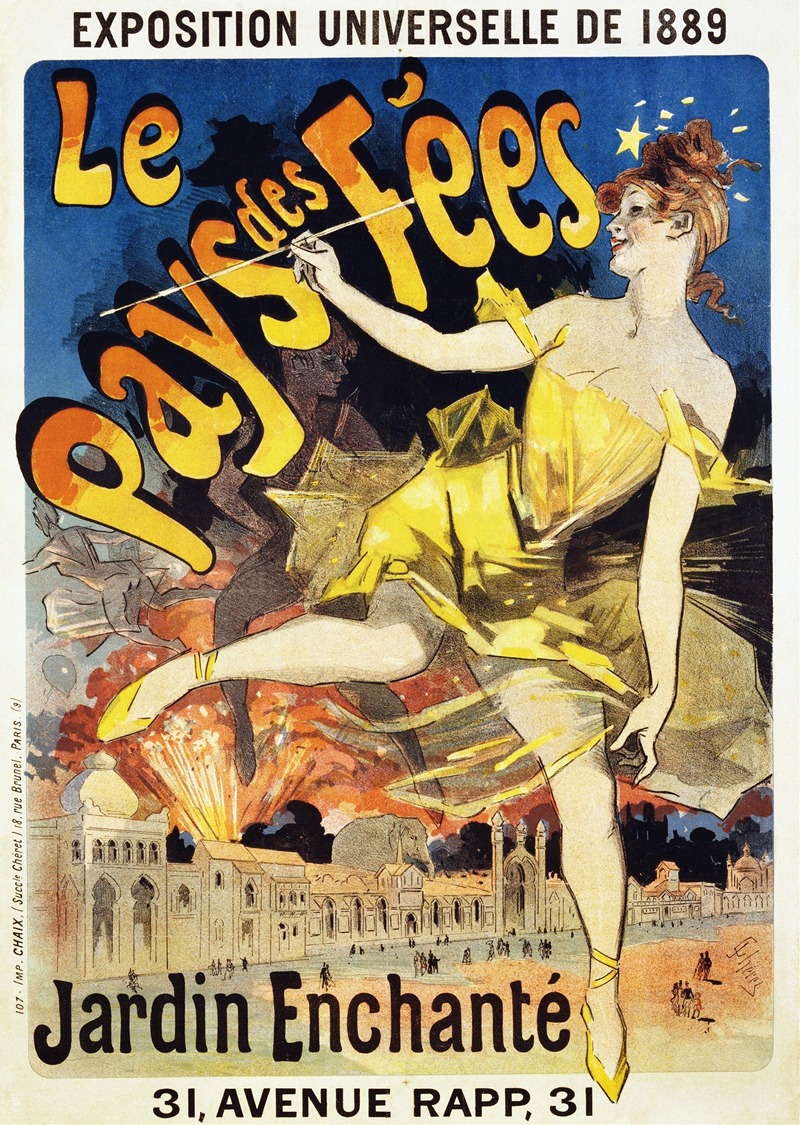 Le Pays Des Fees Poster — Жюль Шере