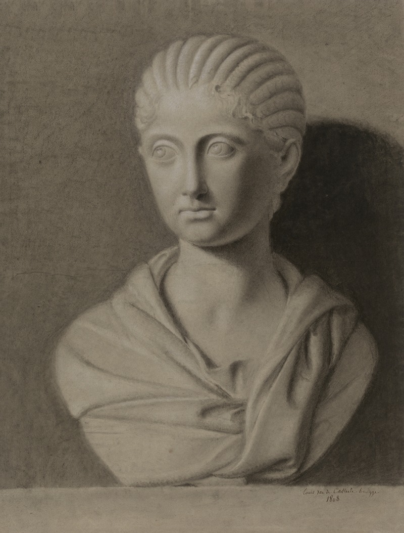 Bust of Plautilla by Louis van de Casteele, 1808 — digital art print download