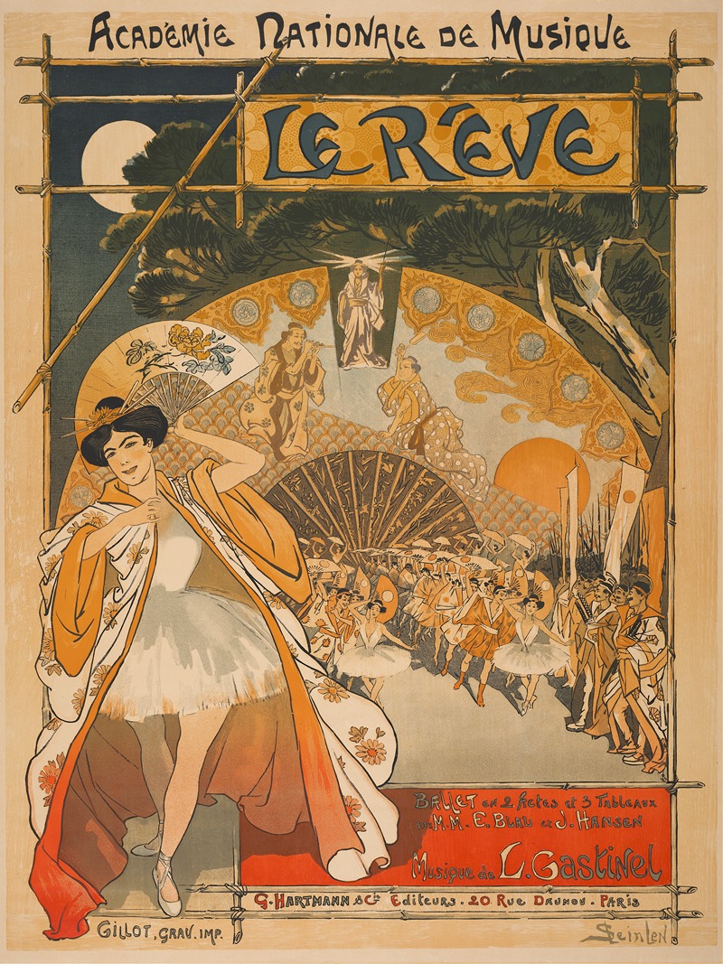 The Dream by Théophile Alexandre Steinlen, 1891 — digital art print download