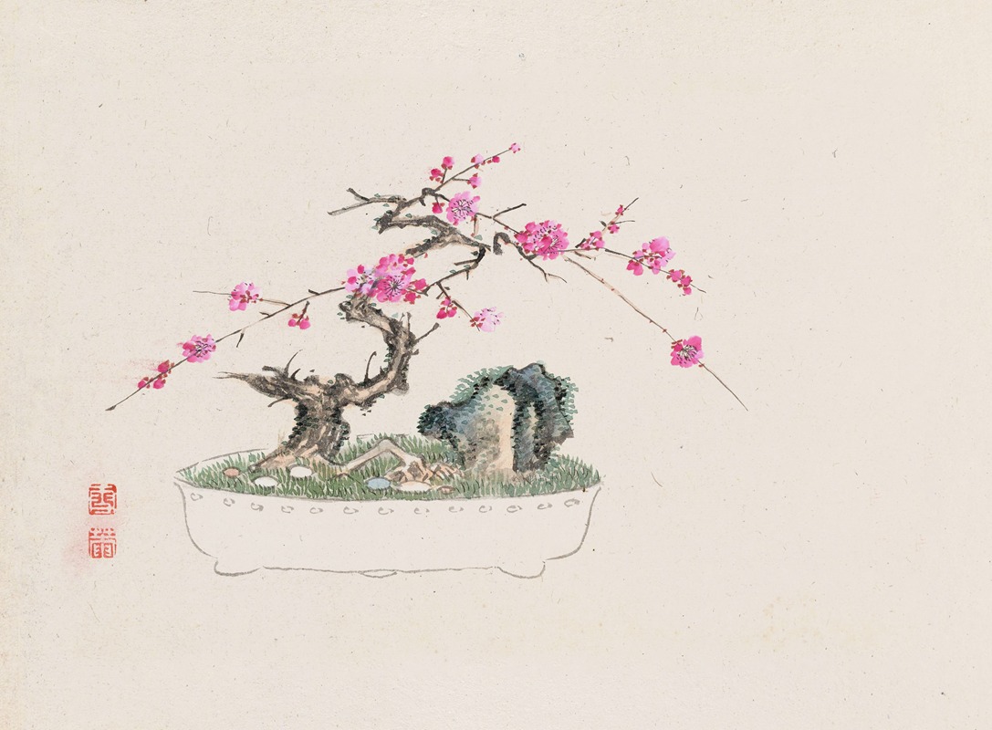 Bonsai kabenzu, Pl.03 by Аноним, 1868-1912 — digital art print download
