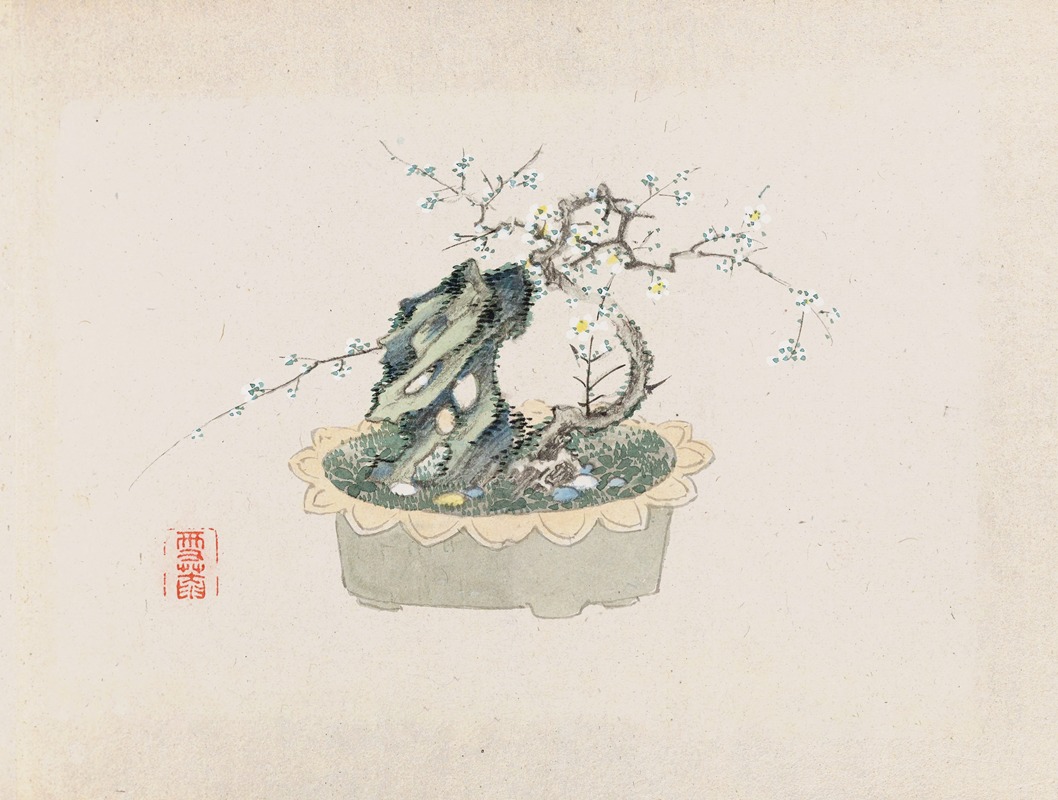 Bonsai kabenzu, Pl.06 by Аноним, 1868-1912 — digital art print download
