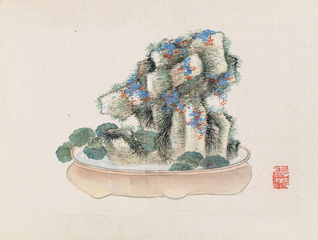 Bonsai kabenzu, Pl.08 by Аноним, 1868-1912 — digital art print download