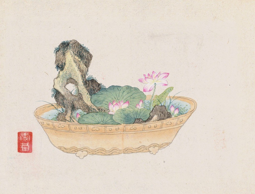 Bonsai kabenzu, Pl.13 by Аноним, 1868-1912 — digital art print download