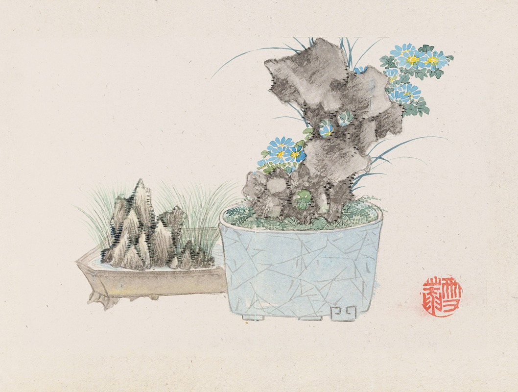 Bonsai kabenzu, Pl.14 by Аноним, 1868-1912 — digital art print download