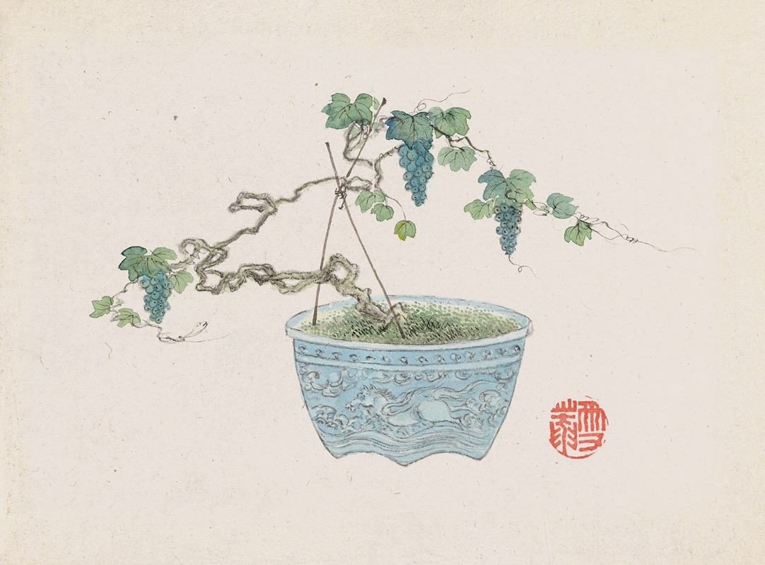 Bonsai kabenzu, Pl.15 by Аноним, 1868-1912 — digital art print download