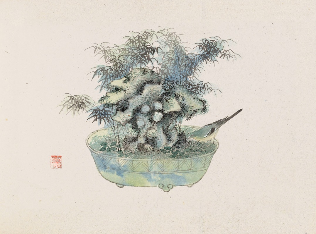 Bonsai kabenzu, Pl.18 by Аноним, 1868-1912 — digital art print download