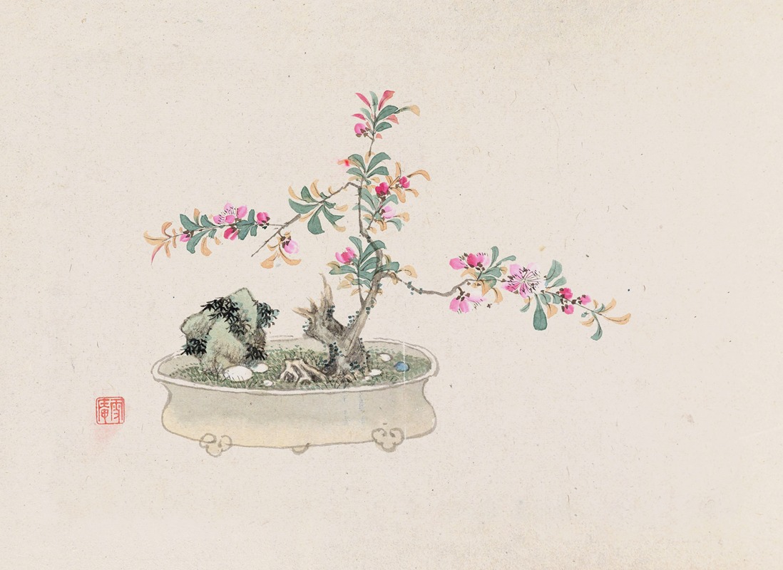 Bonsai kabenzu, Pl.27 by Аноним, 1868-1912 — digital art print download