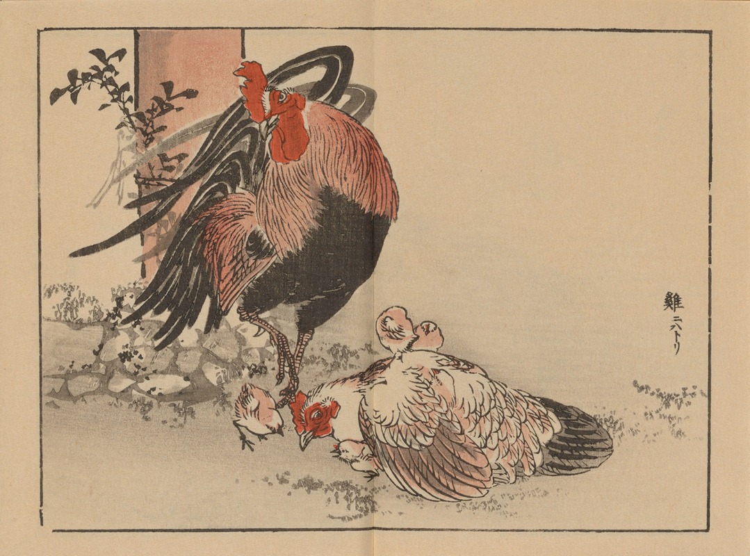 Bairei gafu, Pl.03 by Коно Байрей, 1905 — digital art print download
