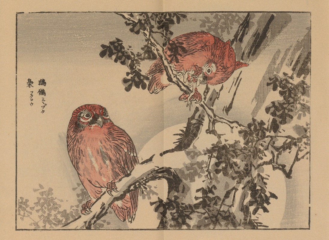 Bairei gafu, Pl.09 by Коно Байрей, 1905 — digital art print download